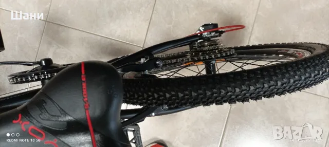 Велосипед 20 цола Черно с Амортисьор., снимка 6 - Велосипеди - 49893416