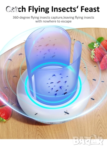 Капан за летящи насекоми, снимка 6 - Друга електроника - 52894199