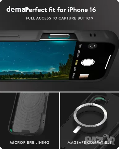 Калъф Mous за iPhone 16 с MagSafe - въглеродни влакна, снимка 4 - Калъфи, кейсове - 47410054