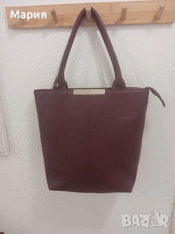 Дамска чанта бордо