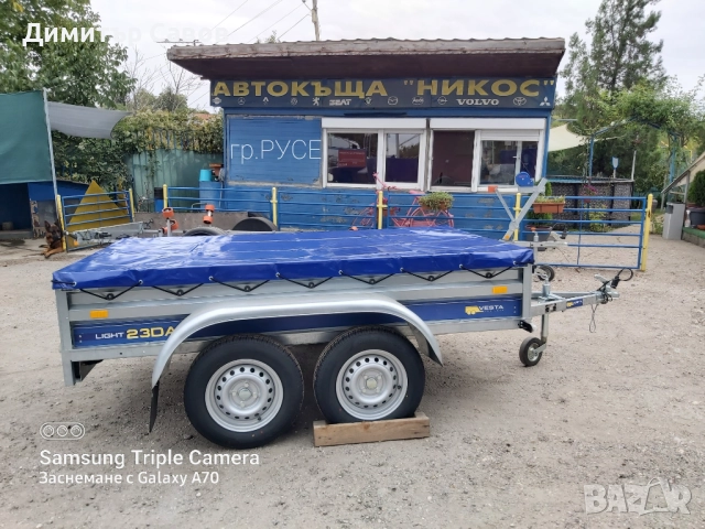 Туристическо ремарке VESTA LIGHT 23DA с плосък брезент, снимка 2 - Ремаркета - 52041737