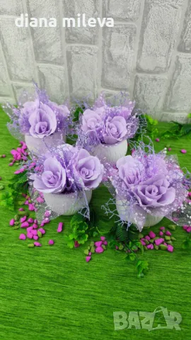 Бюджетен подарък в любимото лилаво!!, снимка 6 - Декорация за дома - 48596041