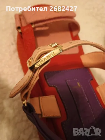 CHANEL  Оригинални Сандали , снимка 3 - Сандали - 49274976