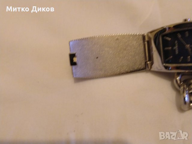 Херман немски часовник с капак  кварц верижка стоманен корпус прахоуст., снимка 13 - Дамски - 29005381