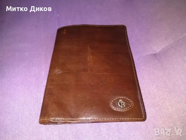 Портфейл марков на Castelijn Beerens 170х120мм естествена кожа с много прегради за карти