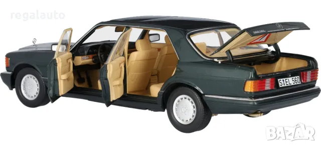 B66040682,умален модел die-cast Mercedes-Benz 560 SEL V 126 (1985-1991),1:18, снимка 10 - Колекции - 40331838