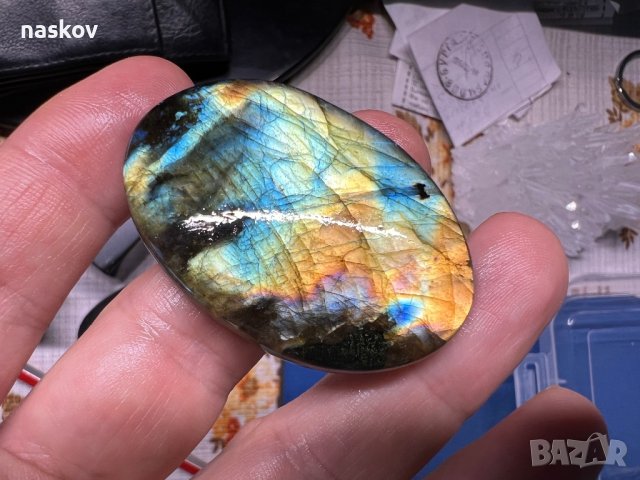 Уникален спектролит лабрадорит, снимка 4 - Други ценни предмети - 39383795