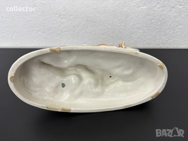 Порцеланова фигурка Royal Dux ловни кучета. №7478, снимка 6 - Колекции - 52047886