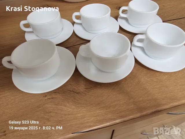 Сервиз Чаши за Кафе / Порцелан , снимка 5 - Чаши - 48744504
