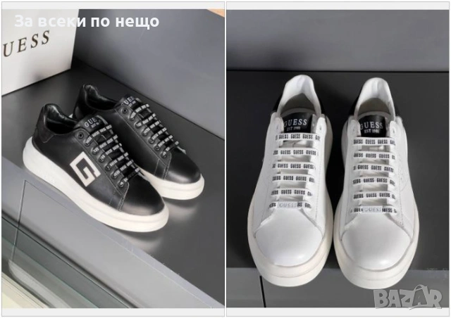 Guess Мъжки Кожени Маратонки Естествена Кожа От 39 До 45 Номер👟Мъжки Спортни Обувки Гес Код SK487