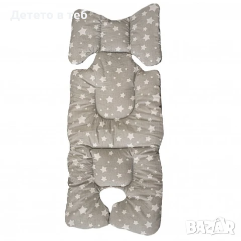 Постелка за количка супер сиви звезди, снимка 1