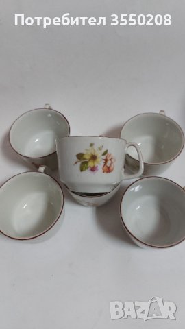 Чаши за кафе, 7 броя, Изида, снимка 4 - Сервизи - 44098055