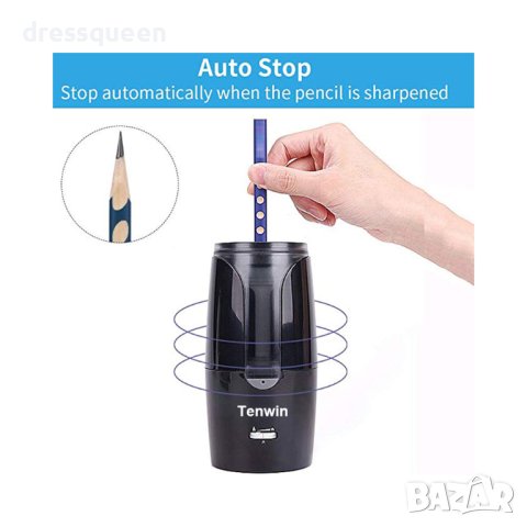 3966 Електрическа бежична острилка за моливи, снимка 6 - Други стоки за дома - 44010684