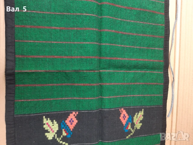 Автентична тъкана вълнена престилка , носия , НЕУПОТРЕБЯВАНА, снимка 3 - Антикварни и старинни предмети - 51050333