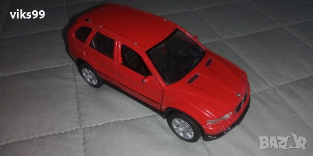 Метална количка BMW X5 - Welly 1/32, снимка 5 - Колекции - 38281674