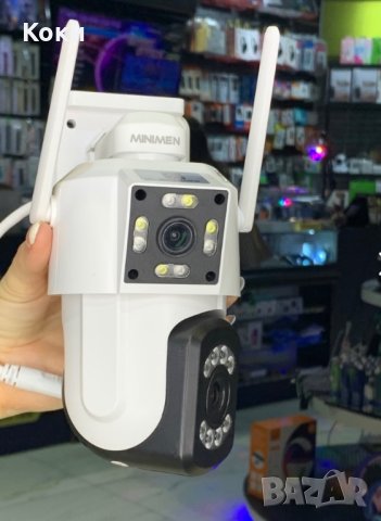 Външна камера за видеонаблюдение с двоен обектив HD Smart Camera YH-A3 (ден/нощ, сензор за движение,, снимка 2 - IP камери - 43971775