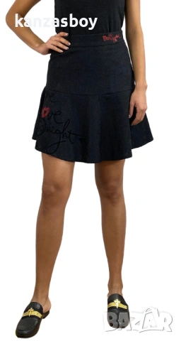 Falda Negra Desigual - дамска пола р-р L