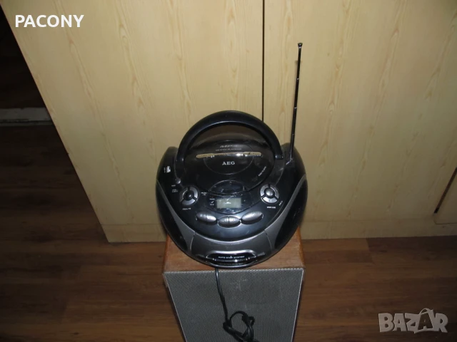Радиокасетофон AEG - като нов, снимка 4 - Радиокасетофони, транзистори - 51147642