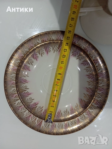 Порцеланов комплект за кафе маркиран , снимка 6 - Чаши - 52564030