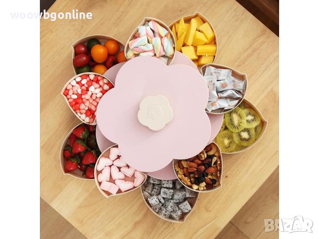 Въртящ се органайзер за ядки и бонбони, снимка 3 - Други стоки за дома - 42976192