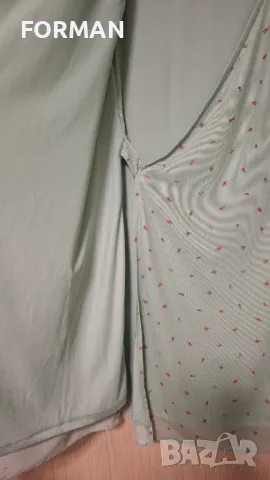 Зелена рокля на ситни цветчета тюл с подплата , снимка 12 - Рокли - 48439083