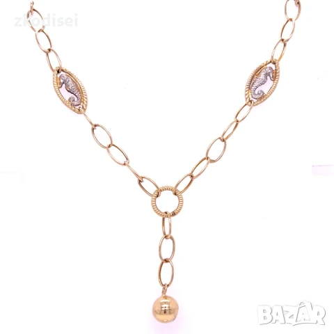 Златнo колие 5,25гр. 51,5см. 14кр. проба:585 модел:32550-1, снимка 1