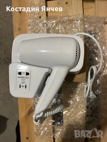 Стенен сешоар ,стенен държач за сешоар, снимка 6 - Сешоари - 53305055