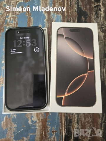 Айфон 16 PRO още 1година гаранция., снимка 2 - Apple iPhone - 52656983