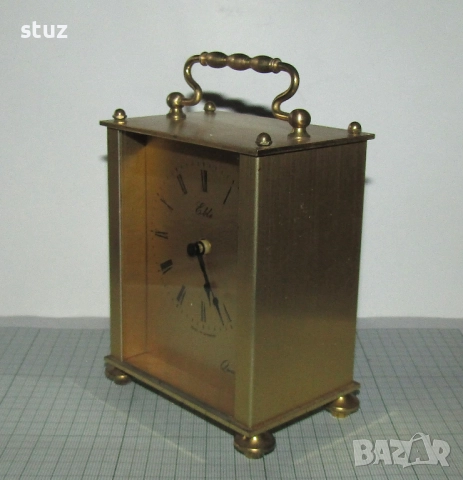 Немски настолен часовник Eble, снимка 5 - Антикварни и старинни предмети - 52219064