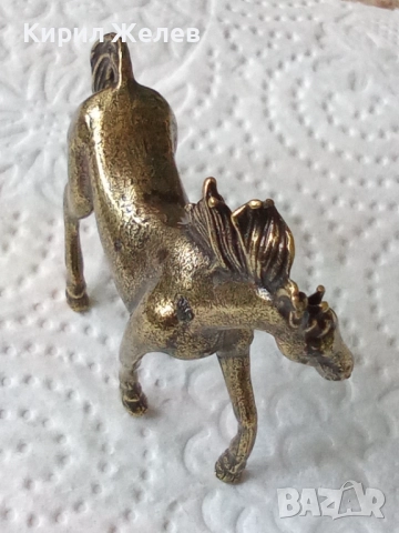 Бронзова фигурка на кон 47790, снимка 9 - Антикварни и старинни предмети - 52730598