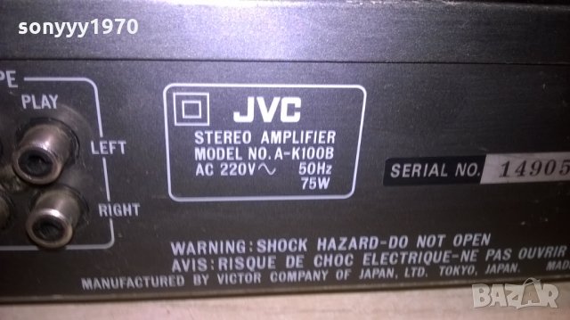 jvc a-k100b high fidelity with gm circuit-made in japan-swiss, снимка 18 - Ресийвъри, усилватели, смесителни пултове - 26349783