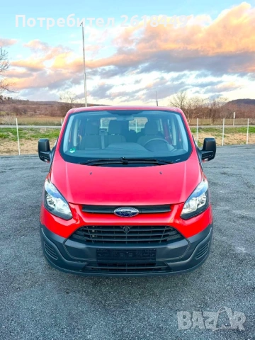 Ford Transit Custom 2.2 TDCI 9 Места 2x Клима, Серв. Книжка 173 000 КМ, снимка 15 - Бусове и автобуси - 53419139
