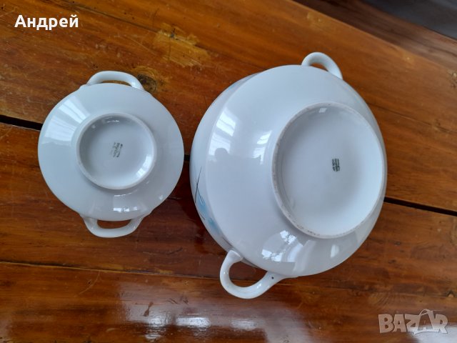 Стар Порцеланов супник #4, снимка 7 - Антикварни и старинни предмети - 32550605