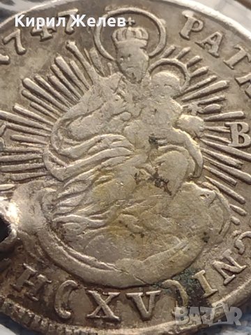 Сребърна монета 15 кройцера 1747г. Мария Терезия Кремниц Унгария 13755, снимка 9 - Нумизматика и бонистика - 42999810