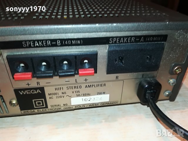 wega v135 hifi stereo amplifier-за ремонт 2107210856, снимка 8 - Ресийвъри, усилватели, смесителни пултове - 33581851