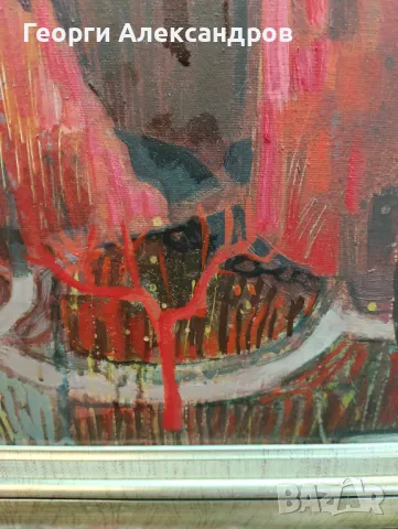 Йордан Петров ДРЕВНИТЕ СКАЛНИ МАНАСТИРИ в КАПАДОКИЯ 2014г Маслена КАРТИНА Мистичен Пейзаж 100/50см, снимка 3 - Картини - 47338719