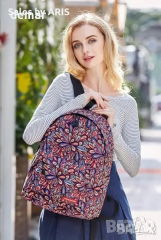 Унисекс раница Galaxy от водоустойчив полиестер, подходяща за лаптоп, снимка 3 - Раници - 49856337