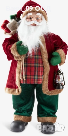 80см Фигура на Дядо Коледа, снимка 2 - Декорация за дома - 52262801