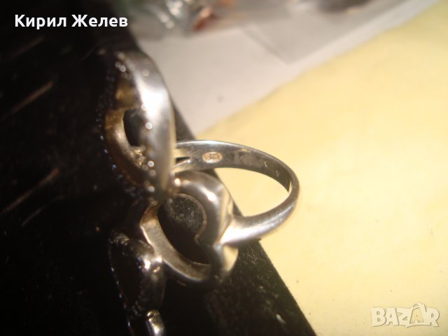 СКЪПОЦЕНЕН СРЕБЪРЕН СЪРЦЕВИДЕН ДИЗАЙНЕРСКИ ПРЪСТЕН СРЕБРО 925 с ЦИРКОНИ 20535, снимка 13 - Пръстени - 32998691