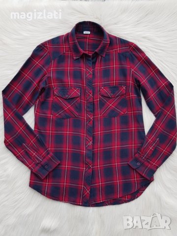 Дамска карирана риза XS-S, снимка 7 - Ризи - 43294604