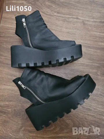 Отворени кожени боти, снимка 5 - Сандали - 50364536