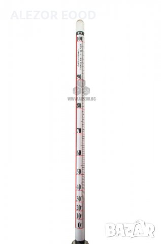 Спиртомер 0 До 100 %, С Вграден RL Термометър 0 До 40 Градуса, Дължина 370 мм, 20200162, снимка 3 - Лаборатория - 31029516