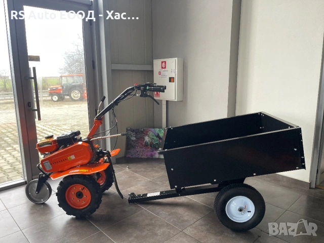 Ремарке за тракторна косачка Husqvarna , мотофреза , снимка 6 - Ремаркета - 53404990