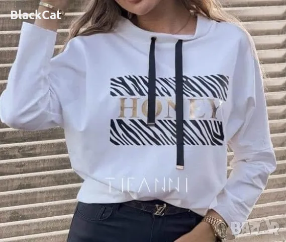 Дамска Блуза, снимка 2 - Блузи с дълъг ръкав и пуловери - 48985409