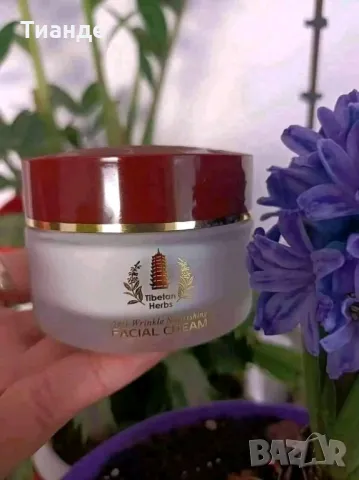 Подхранващ крем против бръчки с матиращ ефект "Tibetan herbs", 50 гр., снимка 1
