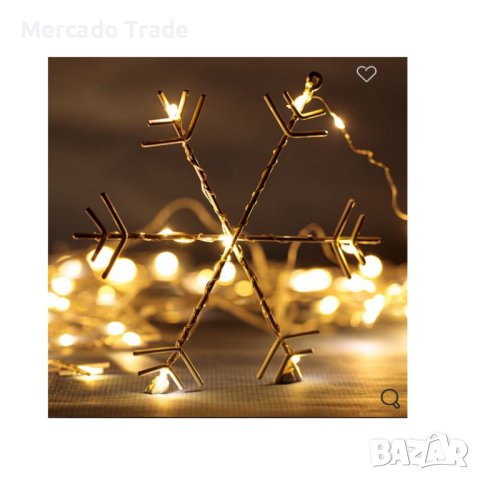 Декоративна LED завеса Mercado Trade, Звезди, 147 крушки, снимка 2 - Лед осветление - 43288891