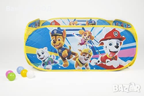 Детски кът за игра "Paw patrol" или "Peppa pig" с 20 меки топчета, снимка 3 - Играчки за стая - 38267143