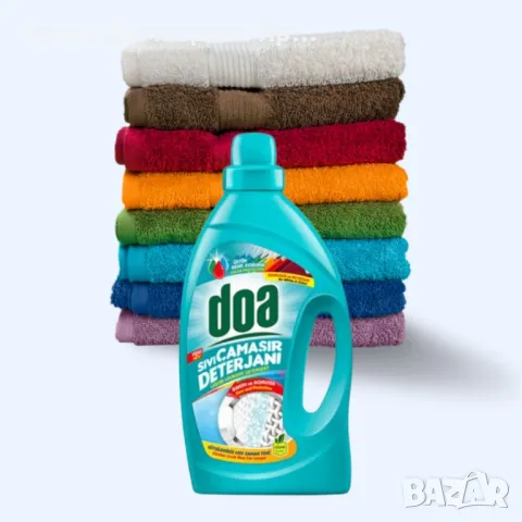 Течен перилен препарат Doa 3L – За свежест и грижа при всяко пране, снимка 5 - Перилни препарати и омекотители - 50038696
