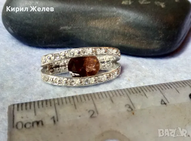 ПРЕКРАСЕН СКЪПОЦЕНЕН ПЕНДАНТ с ФАСЕТИРАН ИСКРЯЩИ ЦИРКОНИ АМЕТИСТ и БЯЛА ПОЗЛАТА 48842, снимка 9 - Колиета, медальони, синджири - 48842451