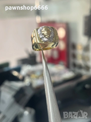 Златен детски пръстен 14 карата, снимка 2 - Пръстени - 53040639